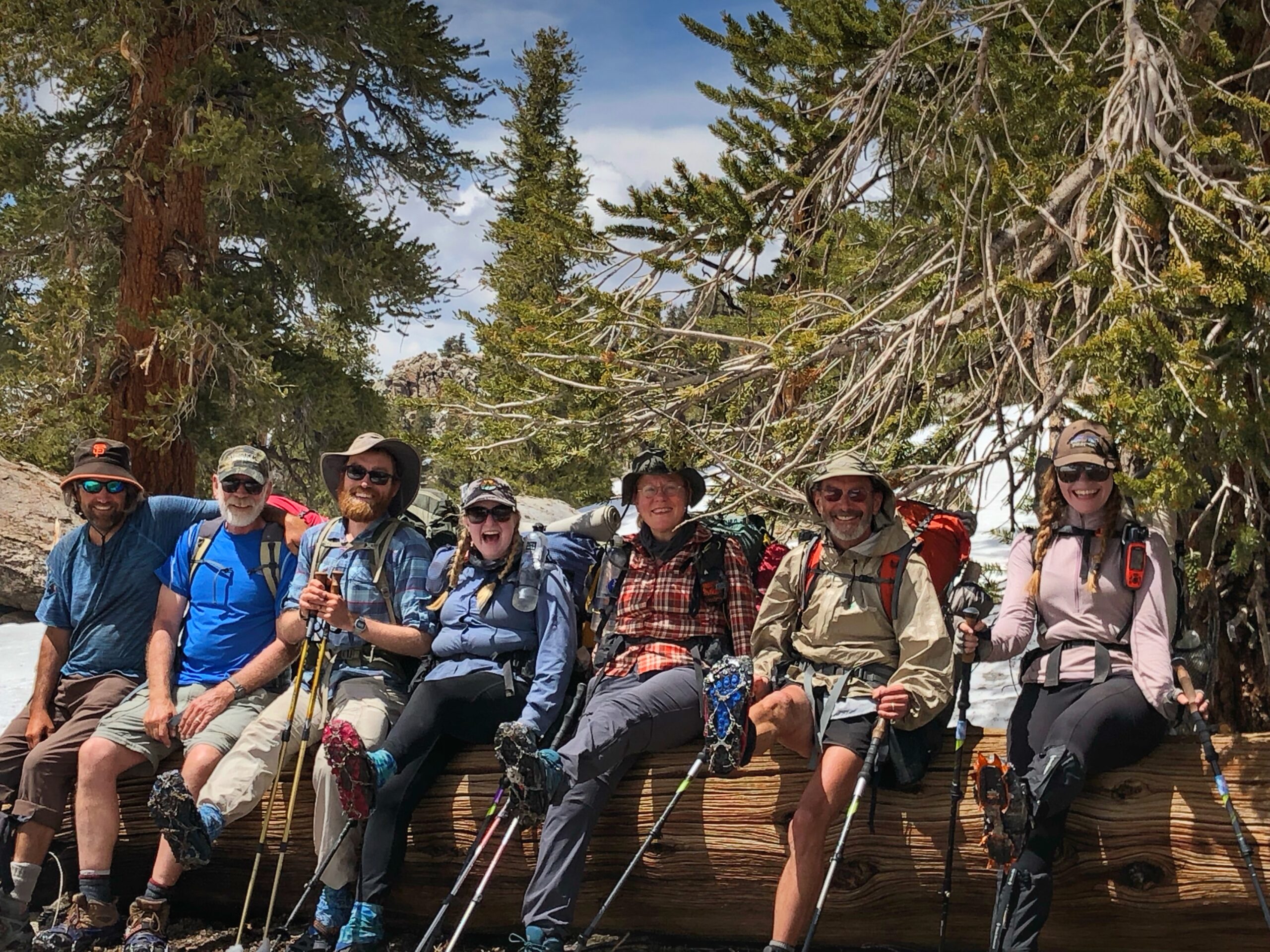 Trail Team photo of long distance hikers