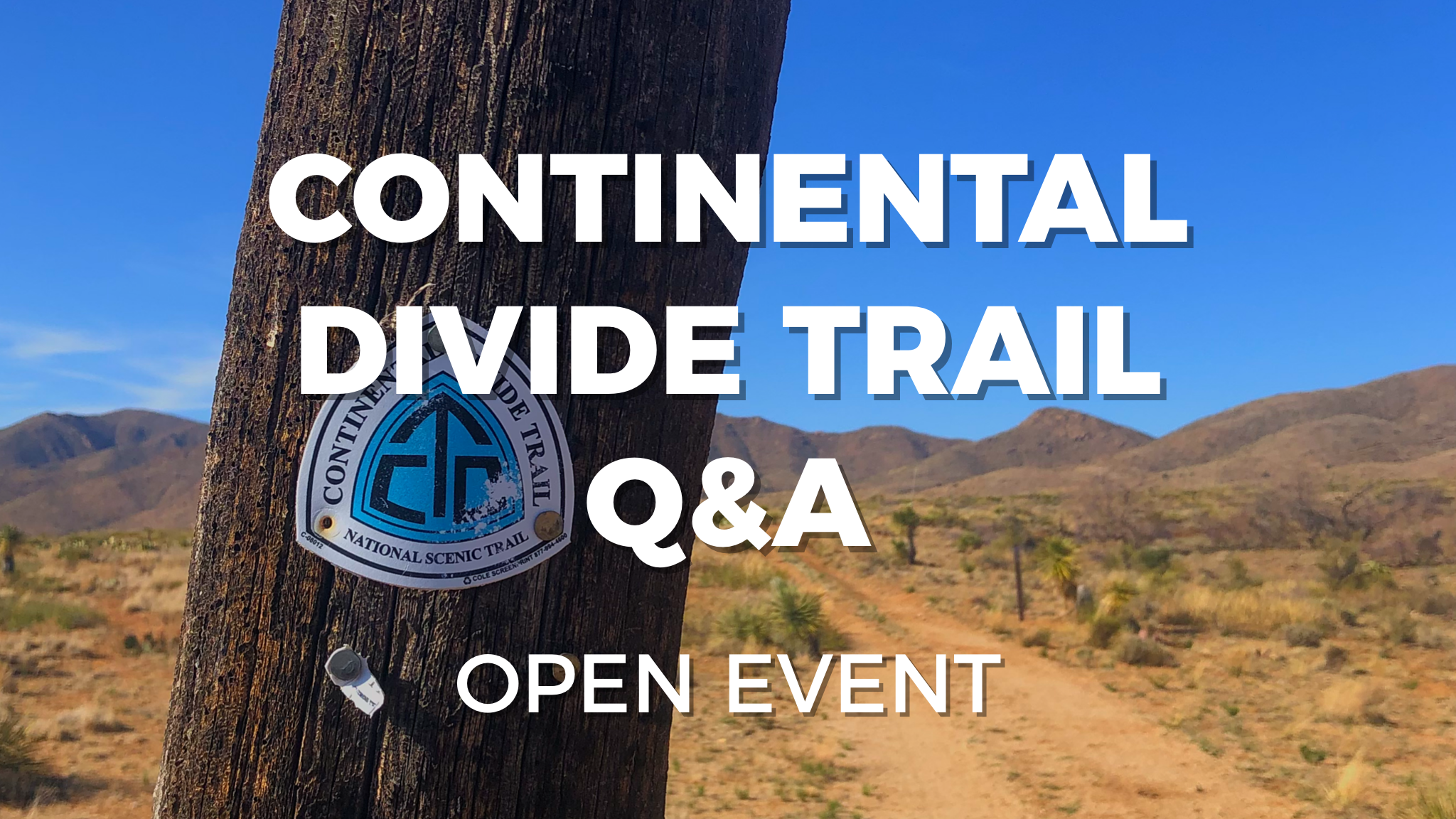 Continental Divide Trail Q&A meetup for thru-hikers