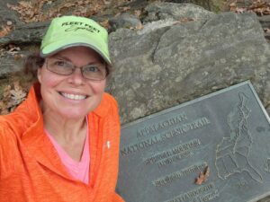 Thru-hiker trail family Thursday leader Kristine "GG"