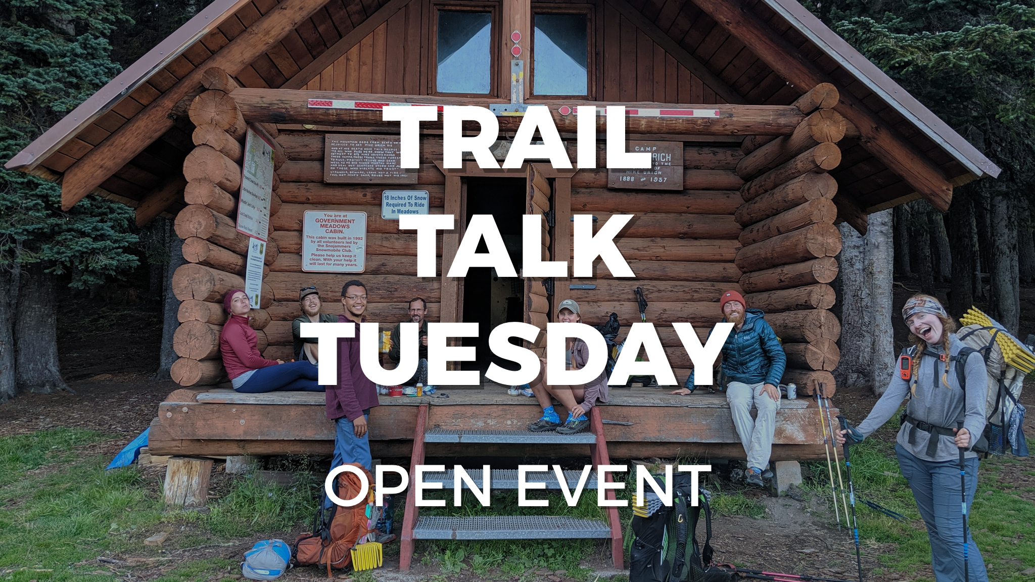 Thru-hiker trail talk meetup.