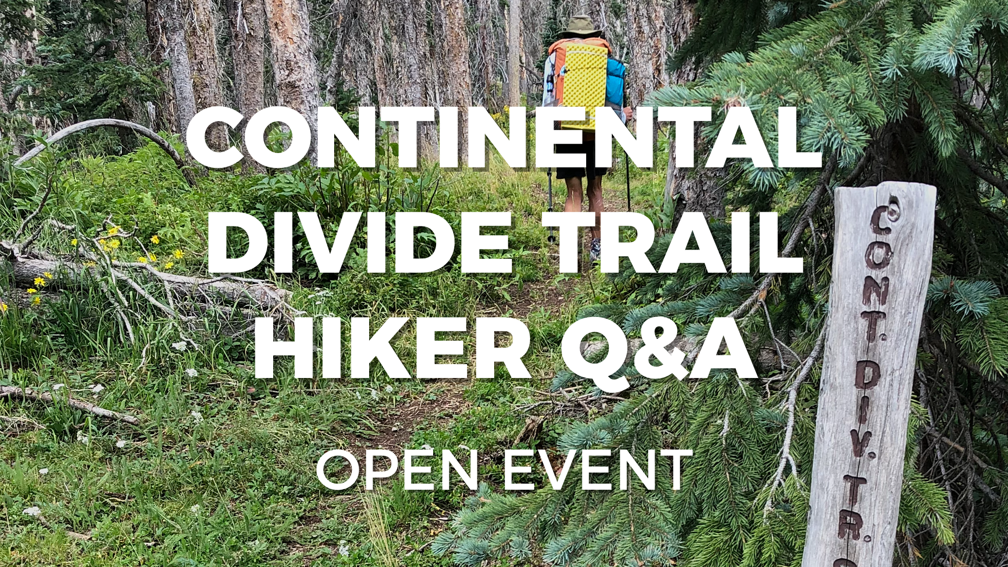 Continental Divide Trail hiker meetup.