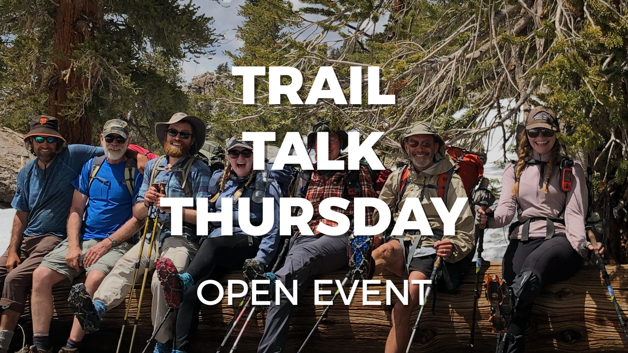 Trail Talk Thursday meetup for thru-hikers and the hiking community