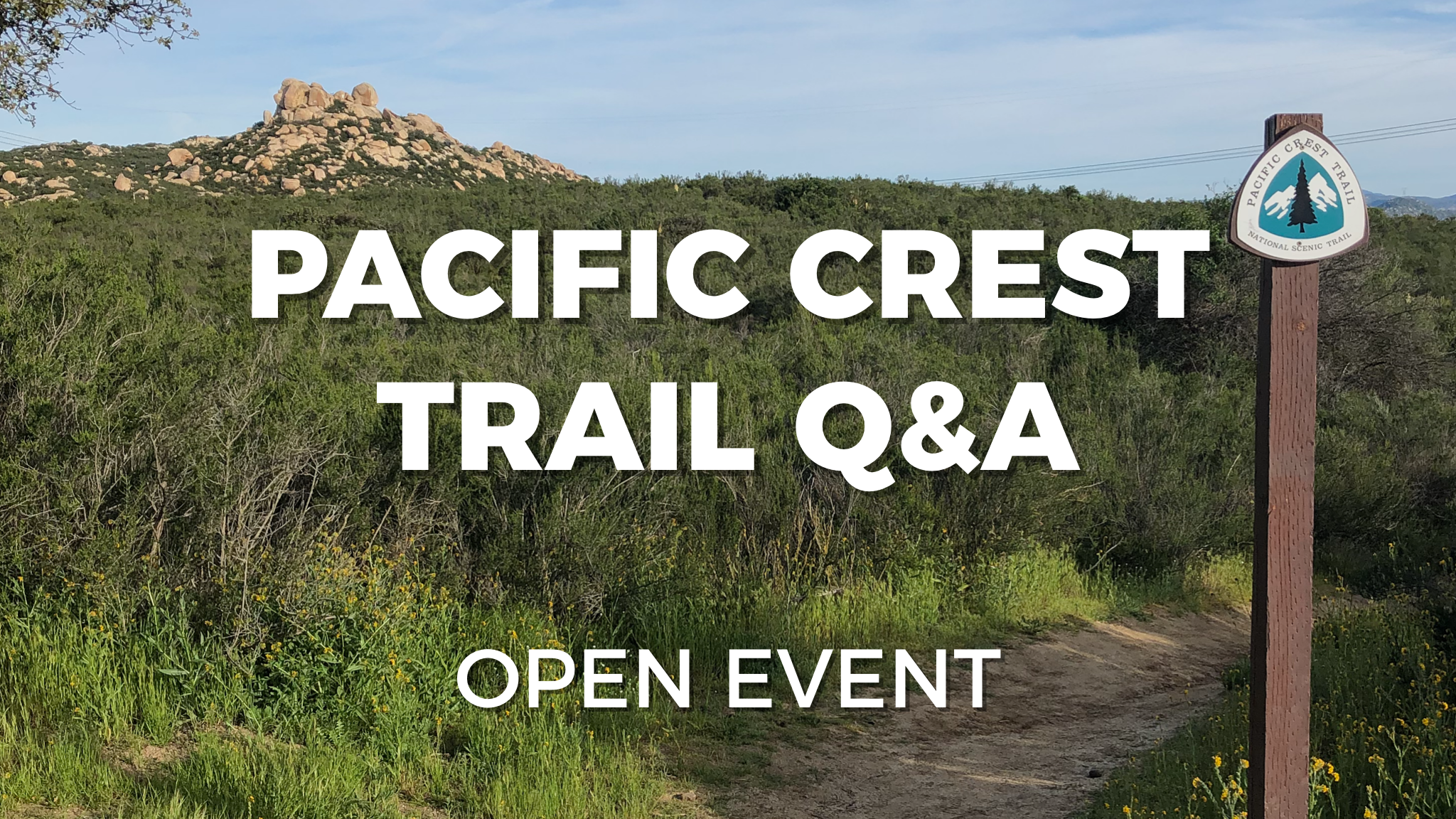 2026 Pacific Crest Trail Hiker Meetup Q&A