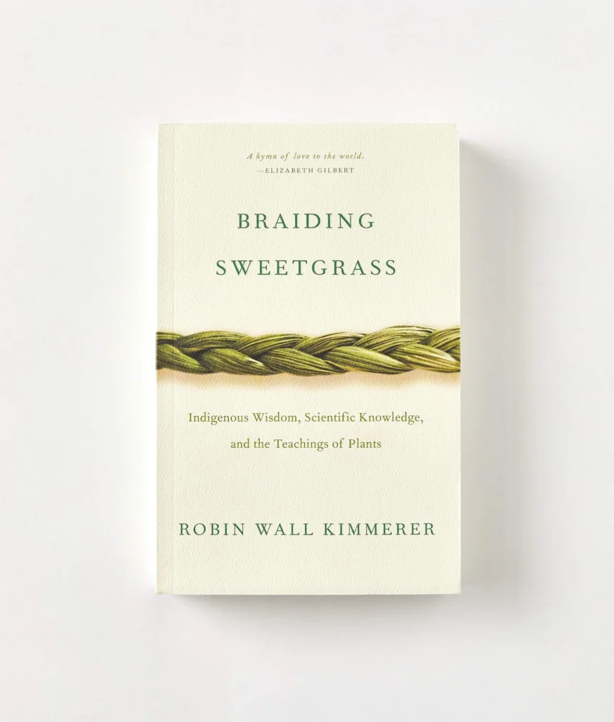 THRU-r thru hiker book club reading "Braiding Sweetgrass"